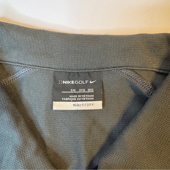Nike Golf dri-fit shirt size 3XL dark gray - Picture 3 of 7